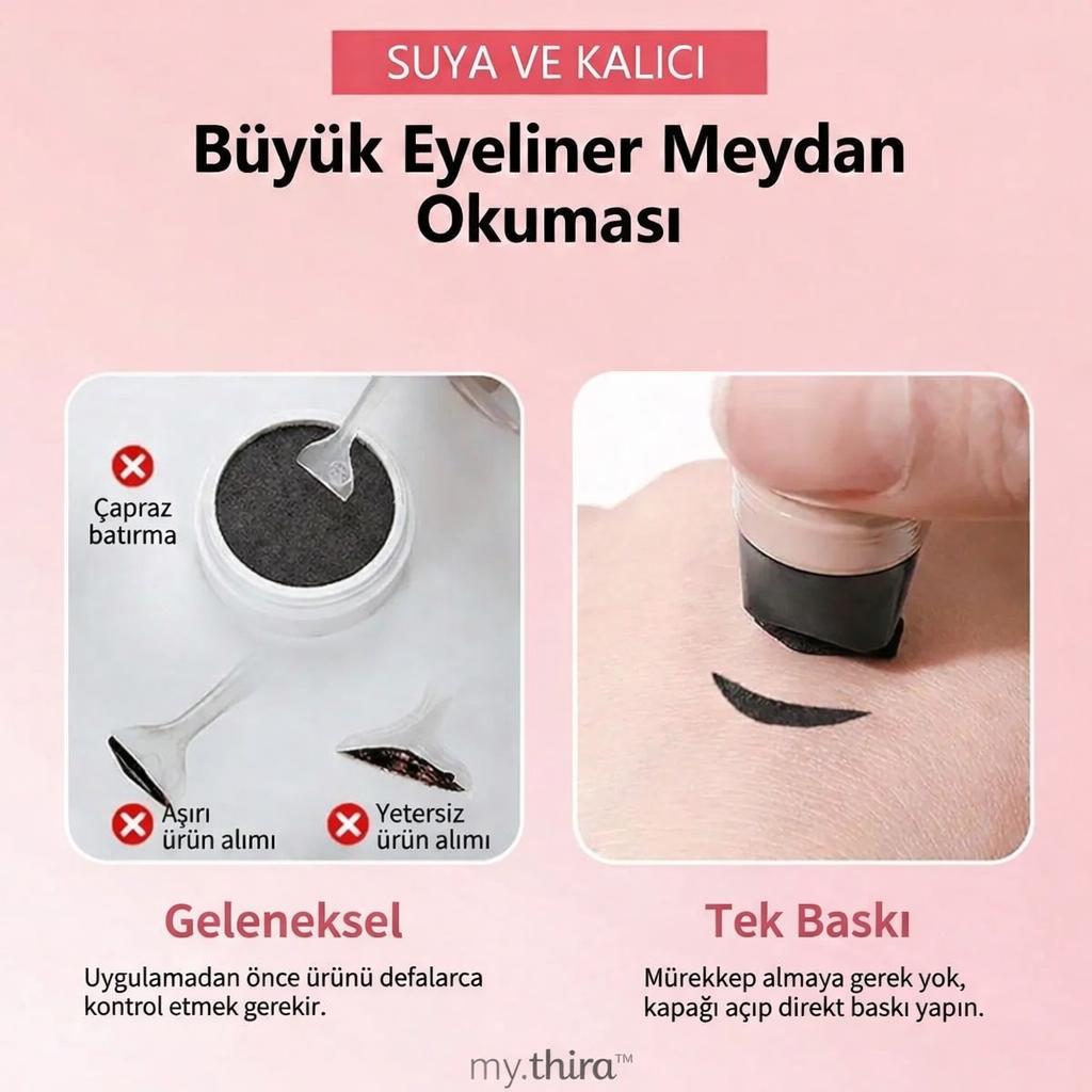 My.Thira  Hızlı ve Simetrik Eyeliner Stamp